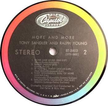 LP Sandler & Young: More & More Of Tony Sandler & Ralph Young