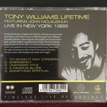 CD John McLaughlin: Live In New York 1969