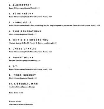 CD Toots Thielemans: Two Generations