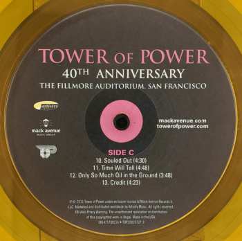 2LP Tower Of Power: 40th Anniversary The Fillmore Auditorium, San Francisco LTD | NUM | CLR