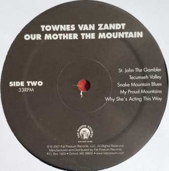 LP Townes Van Zandt: Our Mother The Mountain