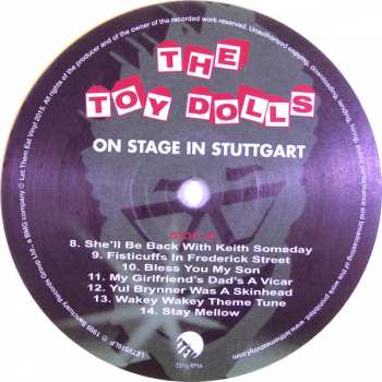 2LP Toy Dolls: On Stage In Stuttgart LTD | CLR
