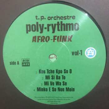 LP T.P. Orchestre Poly-Rythmo: Afro-Funk Vol-1
