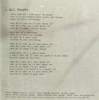 CD Tracy Bonham: Blink The Brightest