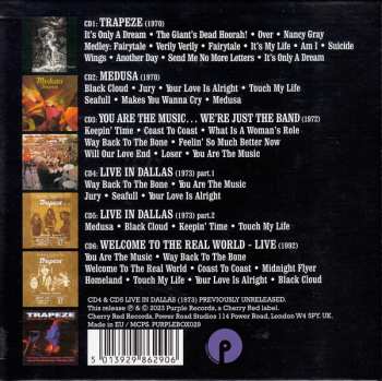 6CD/Dobozkészlet Trapeze: Don't Stop The Music Complete Recordings Vol 1 1970 - 1992