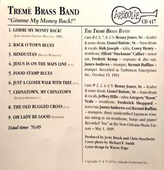CD Treme Brass Band: Gimme My Money Back!