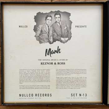 3LP/Dobozkészlet Trent Reznor: Mank: The Original Musical Score DLX