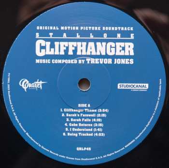 2LP Trevor Jones: Cliffhanger (Original Motion Picture Soundtrack) LTD