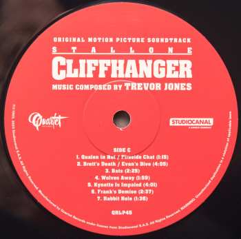 2LP Trevor Jones: Cliffhanger (Original Motion Picture Soundtrack) LTD