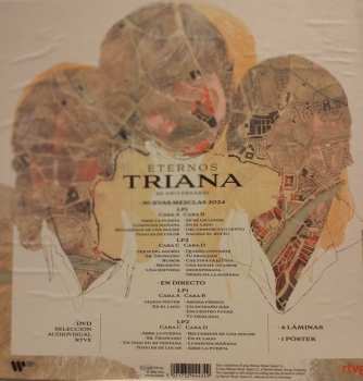4LP/DVD/Dobozkészlet Triana: Eternos Triana 50 Aniversario CLR