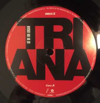 2LP/CD Triana: Sé De Un Lugar