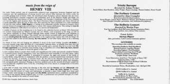 CD Trinity Baroque: Music From The Reign Of Henry VIII