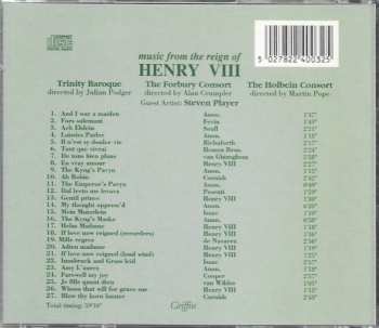 CD Trinity Baroque: Music From The Reign Of Henry VIII