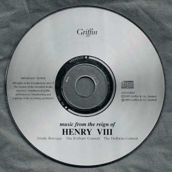 CD Trinity Baroque: Music From The Reign Of Henry VIII