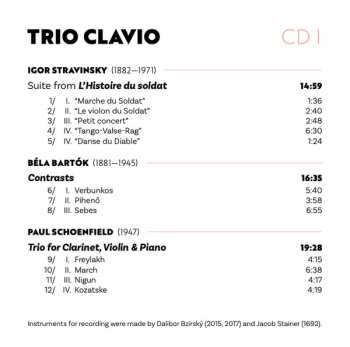 2CD Trio Clavio: Trio Clavio