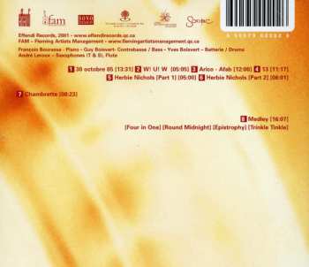 CD Trio François Bourassa: Live