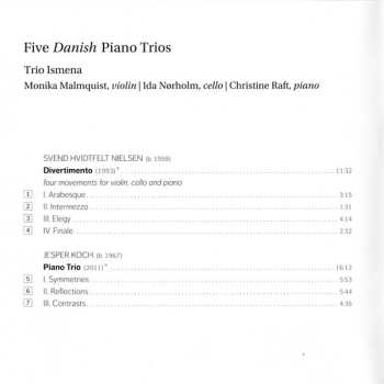 CD Trio Ismena: Five Danish Piano Trios
