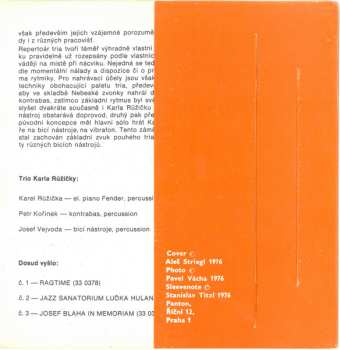 SP Karel Růžička Trio: Mini Jazz Klub 4