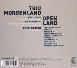 CD Trio Morgenland: Open Land