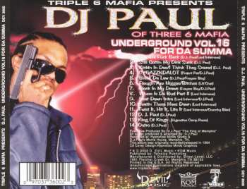 CD Three 6 Mafia: Underground Vol. 16 (For Da Summa)