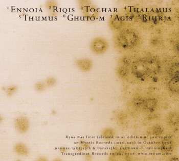 CD Troum: Ryna DIGI