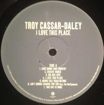 LP Troy Cassar-Daley: I Love This Place