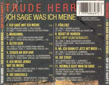CD Trude Herr: Ich Sage Was Ich Meine