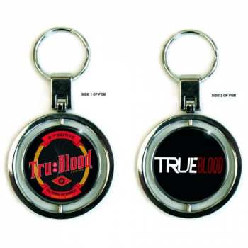 Merch True Blood: Kulcstartó Bottle Label 