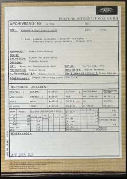 LP Pyotr Ilyich Tchaikovsky: Symphonie Nr. 4 LTD | NUM