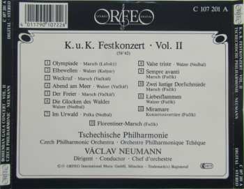 CD The Czech Philharmonic Orchestra: K.u.K. Festkonzert Vol. II