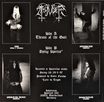 LP Tsjuder: Throne Of The Goat 1997-2017 LTD | CLR