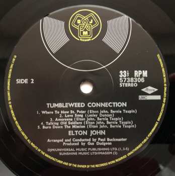 LP Elton John: Tumbleweed Connection