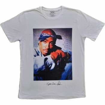 Merch Tupac: Póló Blue Sál 