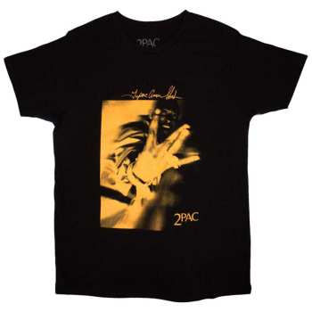 Merch Tupac: Póló Fingers Orange Tone