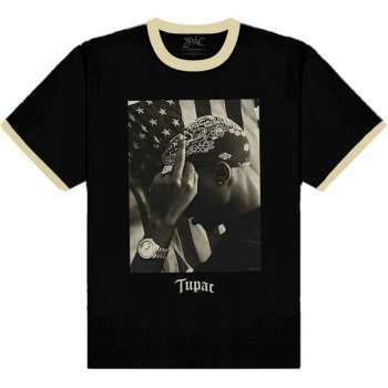 Merch Tupac: Póló Flag Photo