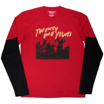 Merch Twenty One Pilots: Layered Long Sleeve Póló Live Scribble