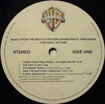 LP Angelo Badalamenti: Twin Peaks - Fire Walk With Me (Music From The Motion Picture Soundtrack)