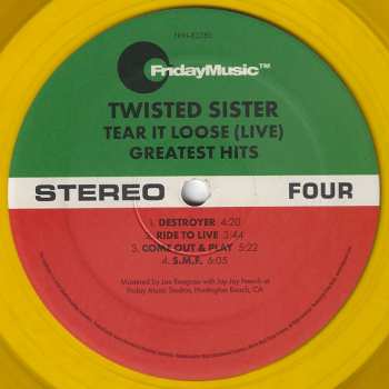 LP Twisted Sister: Tear It Loose (Studio & Live) (Greatest Hits) LTD | CLR