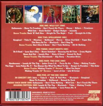 5CD/Dobozkészlet Tygers Of Pan Tang: The MCA Years