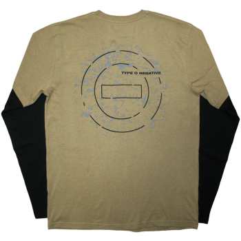 Merch Type O Negative: Type O Negative Unisex Layered Long Sleeve T-shirt: Tree (black & Green) (back Print) (medium) M
