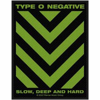 Merch Type O Negative: Felvarró Slow, Deep & Hard