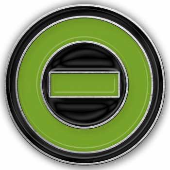 Merch Type O Negative: Placka Negative Symbol