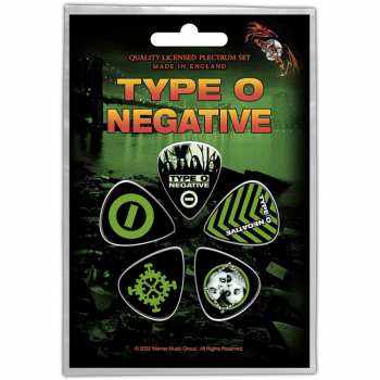 Merch Type O Negative: Gitár pengető készlet World Coming Down