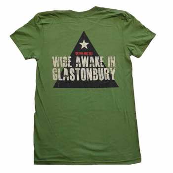 Merch U2: Dámské Tričko Glastonbury 2011 Pyramid Stage M
