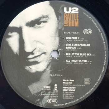 2LP U2: Rattle And Hum