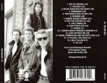 CD U2: Boston 1983 (The Classic Broadcast)