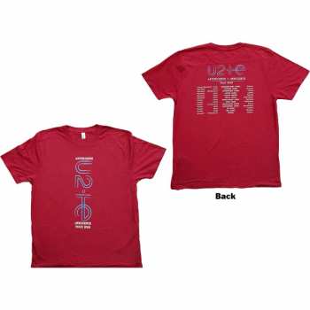 Merch U2: Tričko I+e 2018 Tour Dates M