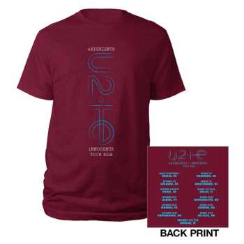 Merch U2: Póló I+e London Event 2018