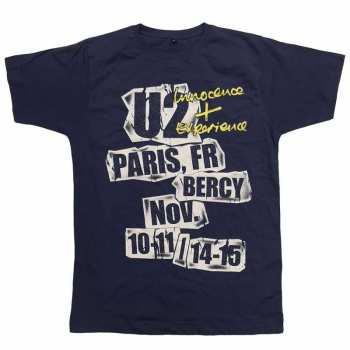 Merch U2: Póló I+e Paris Event 2015