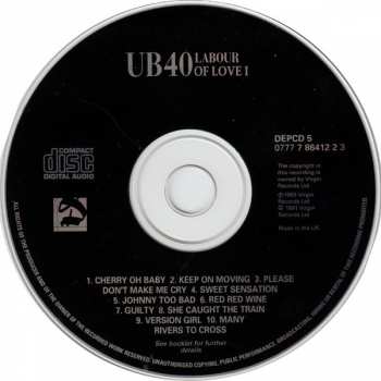 CD UB40: Labour Of Love